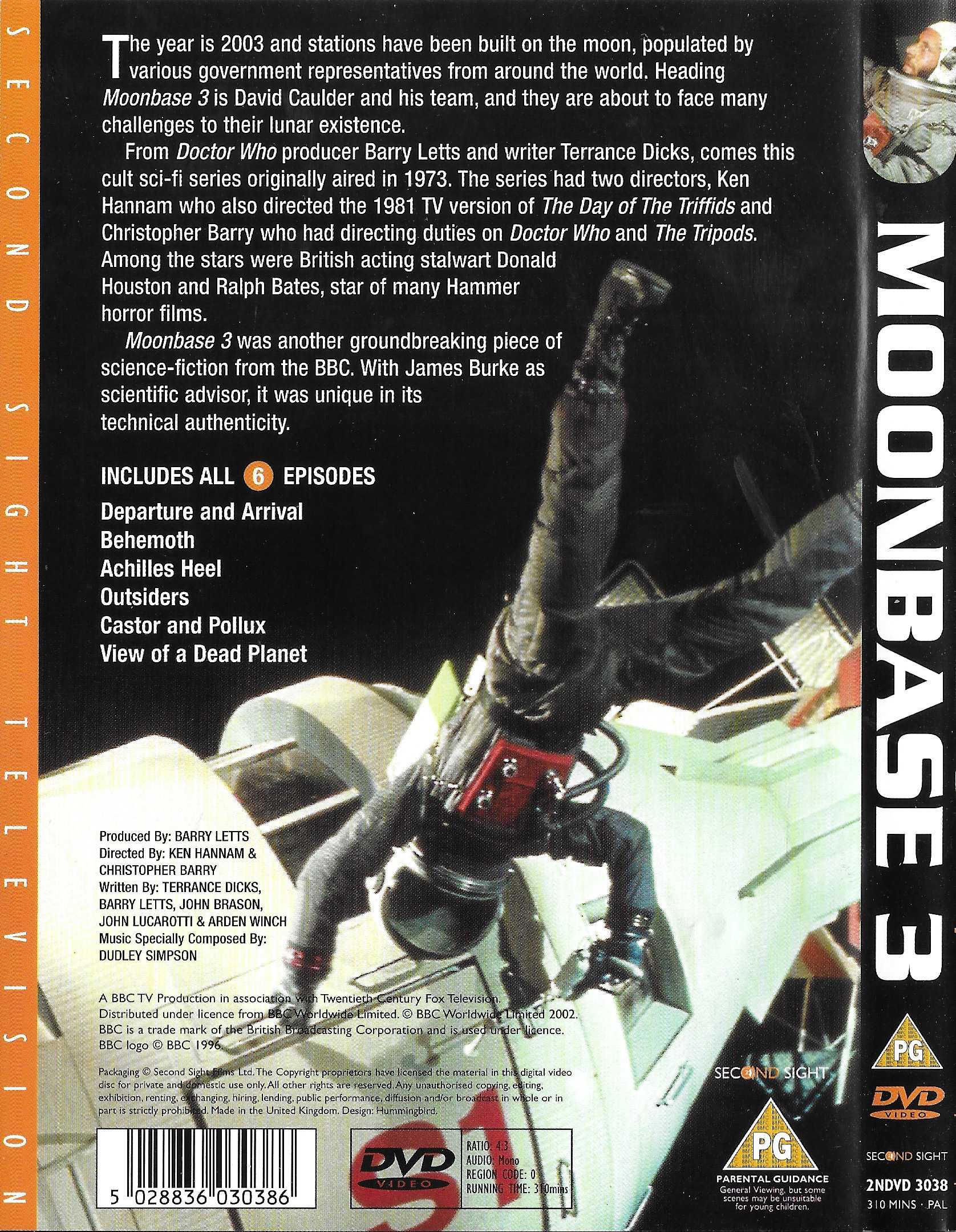 Back cover of 2NDVD 3038